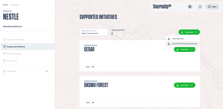 SourceUp launches new download to simplify CDP reporting on landscape engagement
