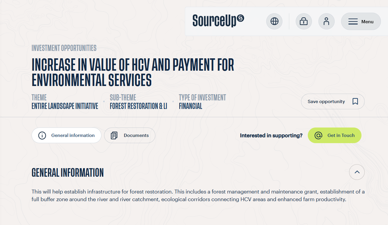 Invest Where You Source: Ready-to-fund Landscapes with Clear Costs, Impact, and Potential Claims